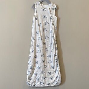 Kyte BABY White and Blue rainbow Sleep Sack